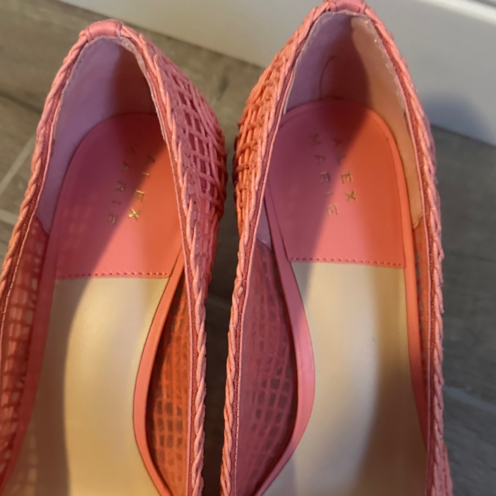 Alex Marie Coral Textured Women's Heels - Picture 3 of 8